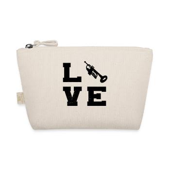 Men's Trumpet Playing Women Trumpeter Trumpets - Organic Pouch - nature - Front