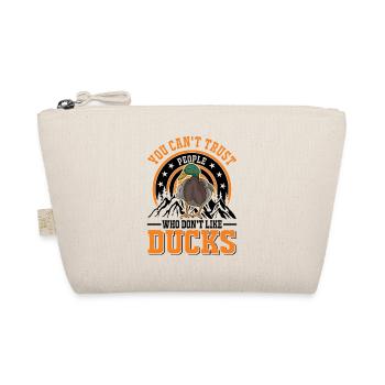 Duck Gift Duck Duck Breeder - Organic Pouch - nature - Front