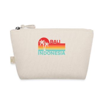 Vintage Urlaub Reise Bali Indonesien Asien - Bio-Täschchen - Natur - Vorne