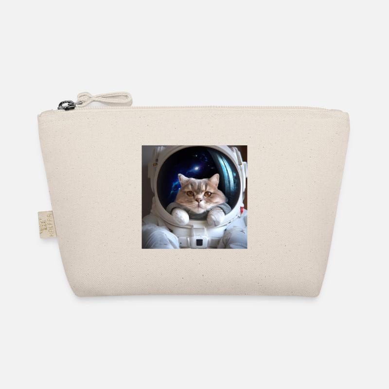 Cat in space Organic Pouch