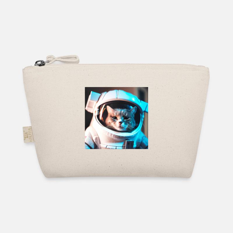 Cat in space Organic Pouch