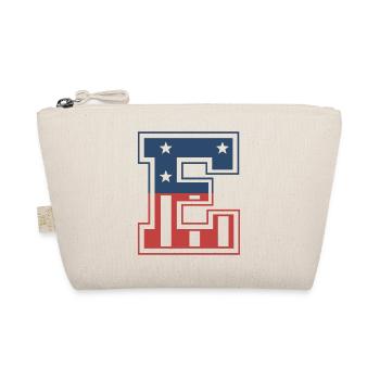 Letter E USA - Organic Pouch - nature - Front