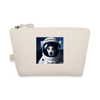 Dog in space - Organic Pouch - nature - Front