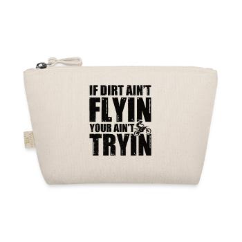 Motorcross Motorcyclist Moto Motorsport - Organic Pouch - nature - Front