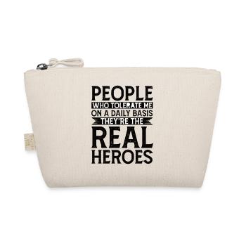 Sarcasm Humor Irony Cynic Saying - Organic Pouch - nature - Front