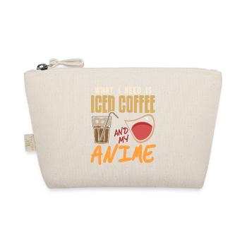 Ce dont j’ai besoin, c’est d’un café glacé et de mon anime cool présent - Trousse biologique - nature - Devant
