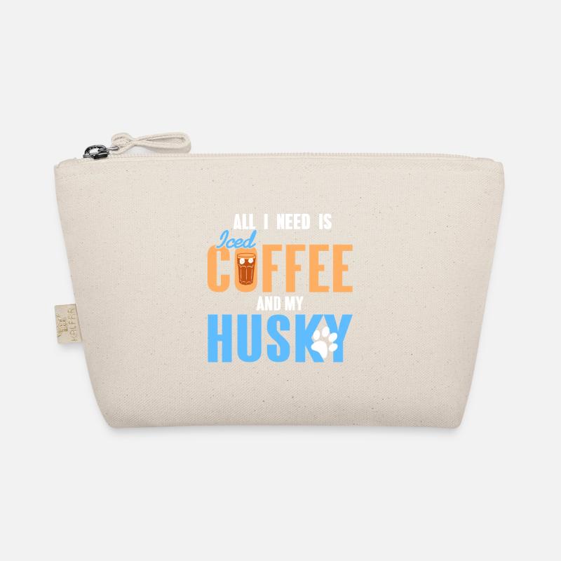 Tout ce dont j’ai besoin, c’est de café glacé et mon husky génial Trousse biologique