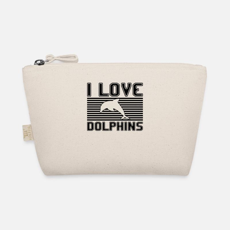 I love dolphins Bio-Täschchen