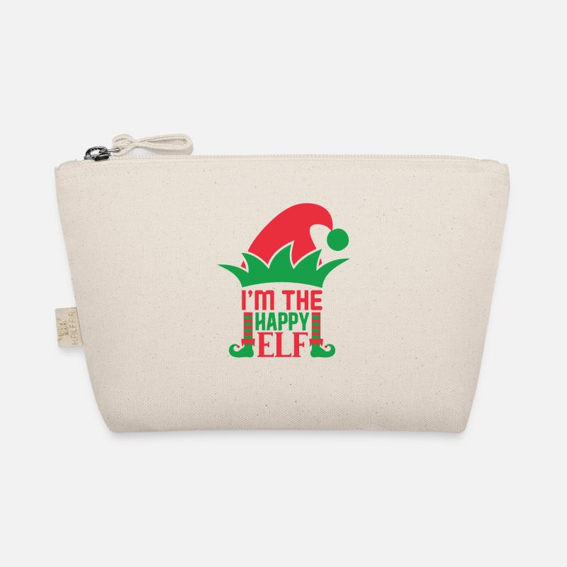 I am the cheerful Elf Norwegian pattern Organic Pouch