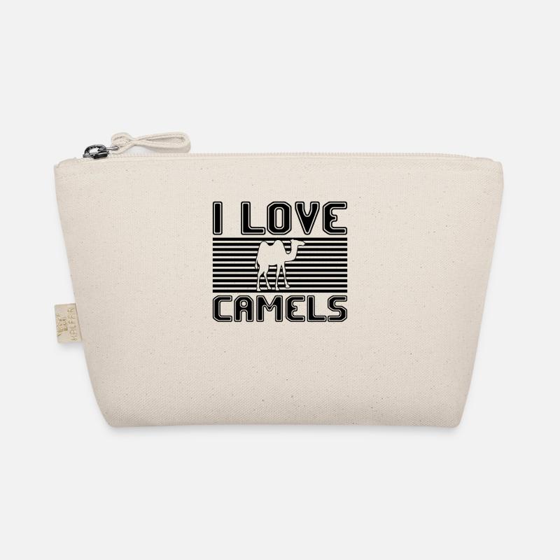 I love camels - Bio-Täschchen - Natur