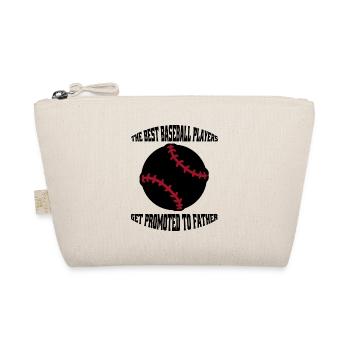 Baseball Dad Baseball Lover Father Baseball Game - Organic Pouch - nature - Front
