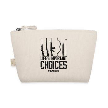 Buck Deer Hunting Hunter Life's - Organic Pouch - nature - Front
