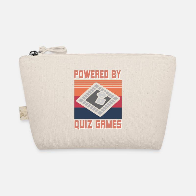 Retro Vintage Powered By Quiz Games Awesome - Bio-Täschchen - Natur