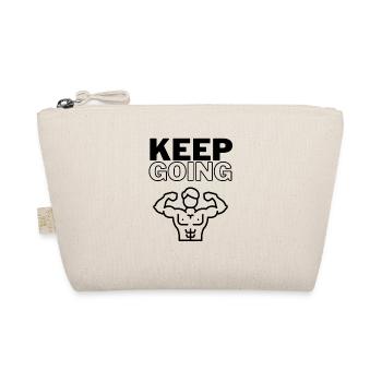 Keep Going - Organic Pouch - nature - Front