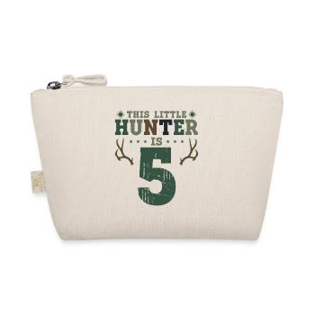 Buck Deer Hunting Hunter Kid 5th - Organic Pouch - nature - Front