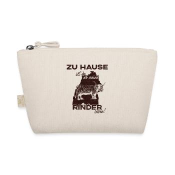 Highland Cattle Züchter Highland Cow Hessen - Bio-Täschchen - Natur - Vorne
