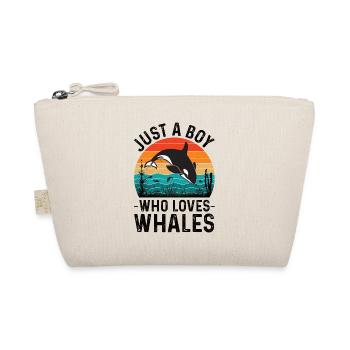 Orca Wal Jungen Kinder Wasser Fisch Ozean - Bio-Täschchen - Natur - Vorne