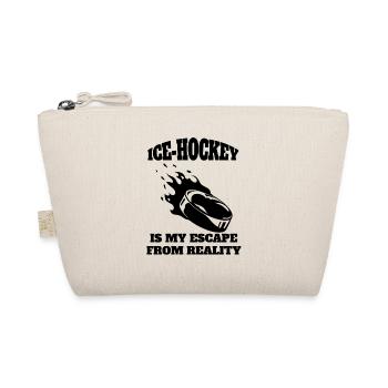 Eishockeyteam Geschenk Eishockey Wintersport - Bio-Täschchen - Natur - Vorne