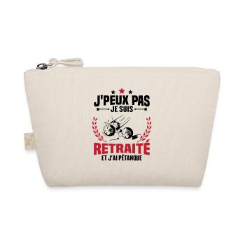 J'peux pas je suis retraité et j'ai pétanque - Trousse biologique - nature - Devant