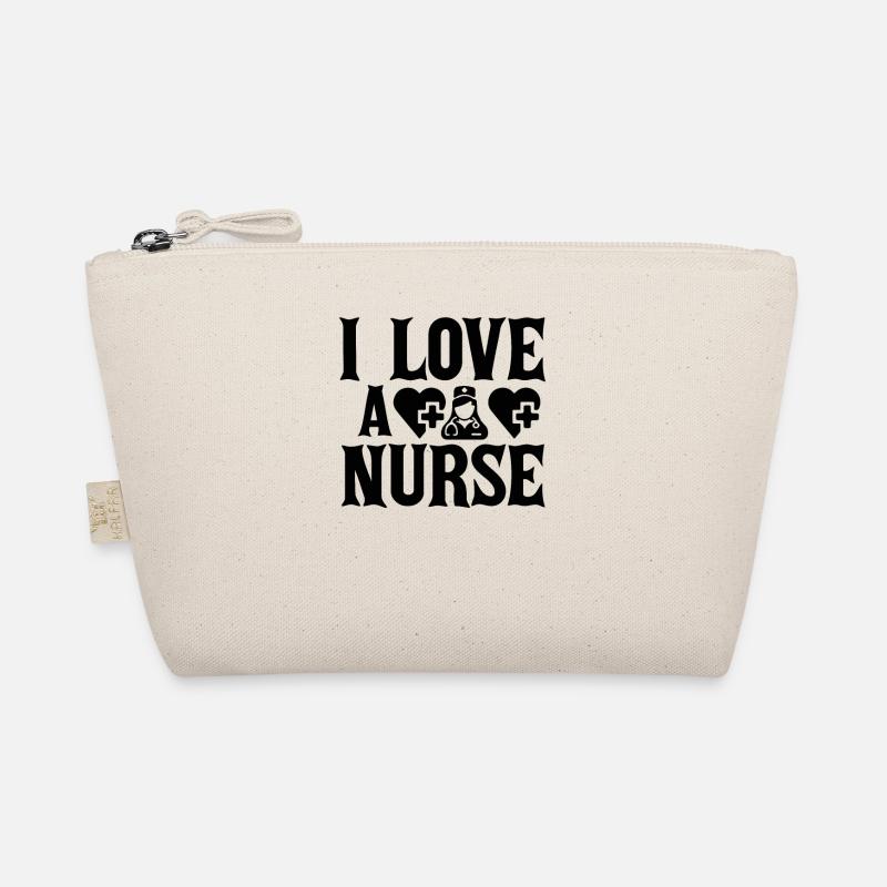 Ich liebe eine Krankenschwester Bio-Täschchen