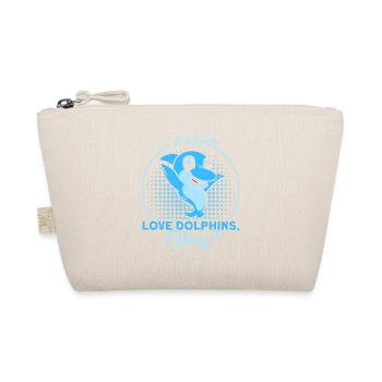 Delfin Delfin Liebhaber Tier Delfine Geschenk - Bio-Täschchen - Natur - Vorne
