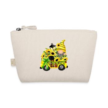 Sunflower Truck Clipart Gnome - Organic Pouch - nature - Front