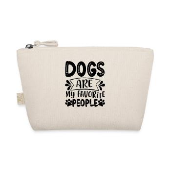 Les chiens sont mes personnes préférées - Trousse biologique - nature - Devant