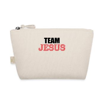 Team Jesus Christian Jesus - Organic Pouch - nature - Front