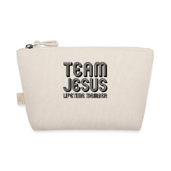 Team Jesus Lifetime Member Christian Jesus - Organic Pouch - nature - Front