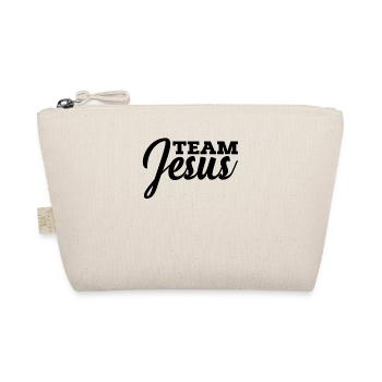 Team Jesus Christian Jesus - Organic Pouch - nature - Front