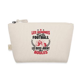 Hommes font du football les dieux jouent aux boule - Trousse biologique - nature - Devant