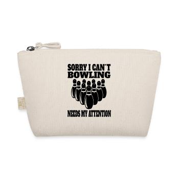 Bowling Bowling Cone Cadeau Bowling Ball Bowler - Trousse biologique - nature - Devant