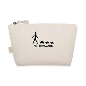 I mean followers Turtle Zoo Reptiles - Organic Pouch - nature - Front