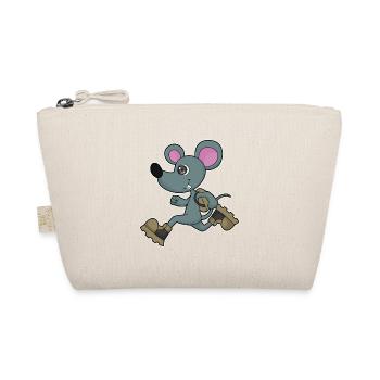 Mouse Jogger Jogging Sport - Organic Pouch - nature - Front