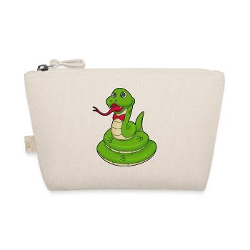 Snake Bow - Organic Pouch - nature - Front