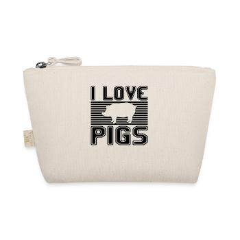 J’adore les cochons - Trousse biologique - nature - Devant