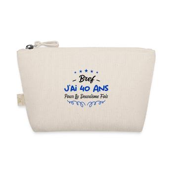 bref j'ai un 40 ans pour la deuxième fois - Trousse biologique - nature - Devant