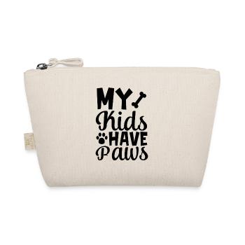 My children have paws - Organic Pouch - nature - Front