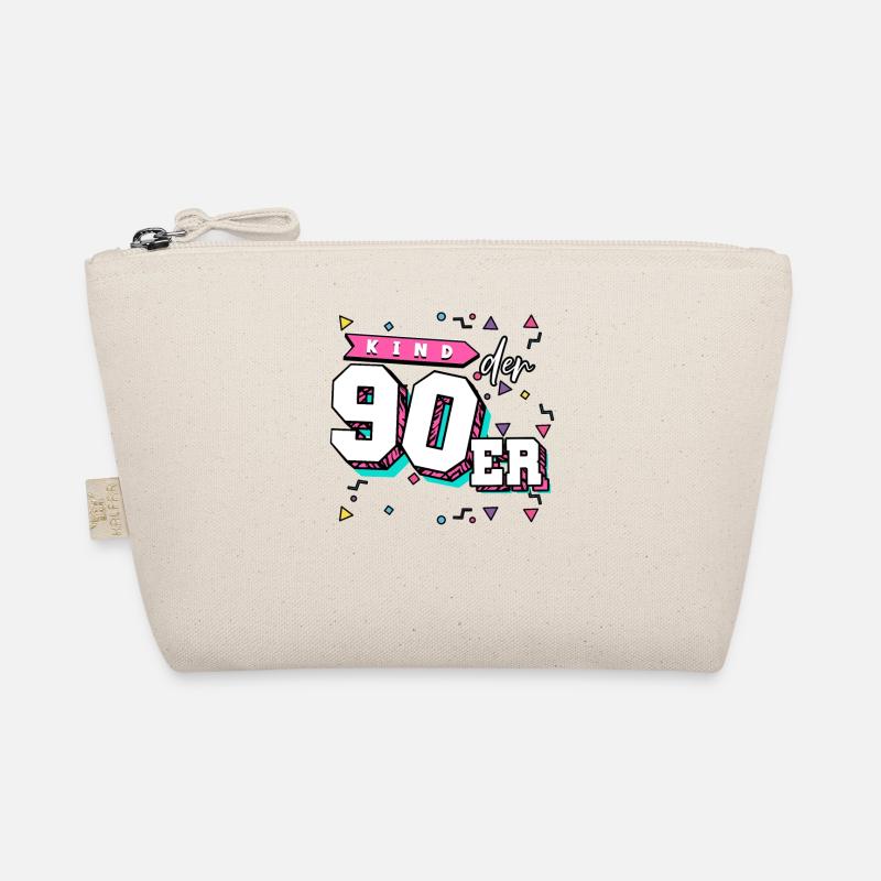 90er Jahre Kinder Der 90er - Bio-Täschchen - Natur