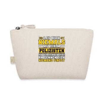 Polizist Polizei - Bio-Täschchen - Natur - Vorne