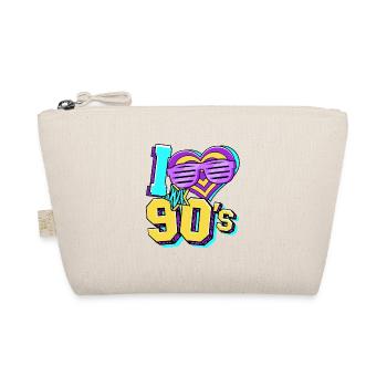90s I Love 90s - Organic Pouch - nature - Front