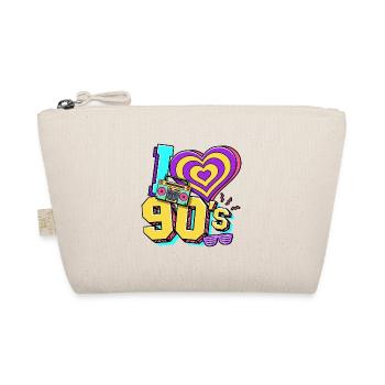 90s I Love 90s - Organic Pouch - nature - Front