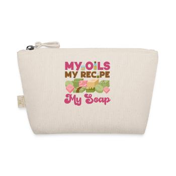 Soap Making Crafting My Oils My - Organic Pouch - nature - Front