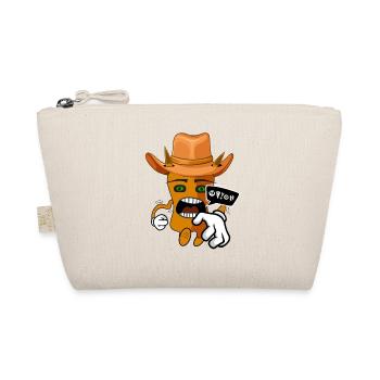 Angry cute comic monster - Organic Pouch - nature - Front