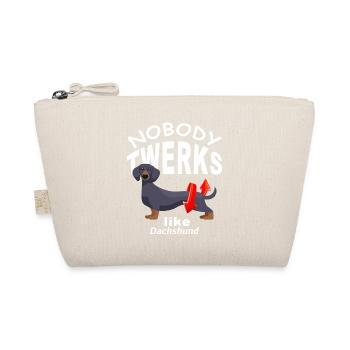 Nobody TWERKS like Dachshund - Bio-Täschchen - Natur - Vorne
