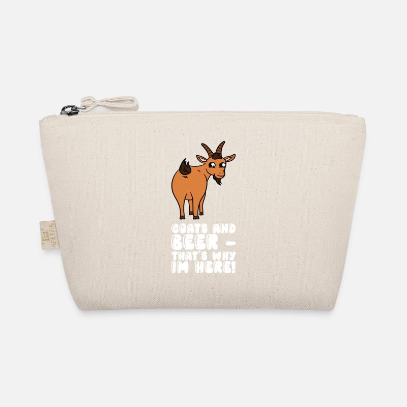 Ziegen Und Bier - Deshalb Bin Ich Hier Bio-Täschchen