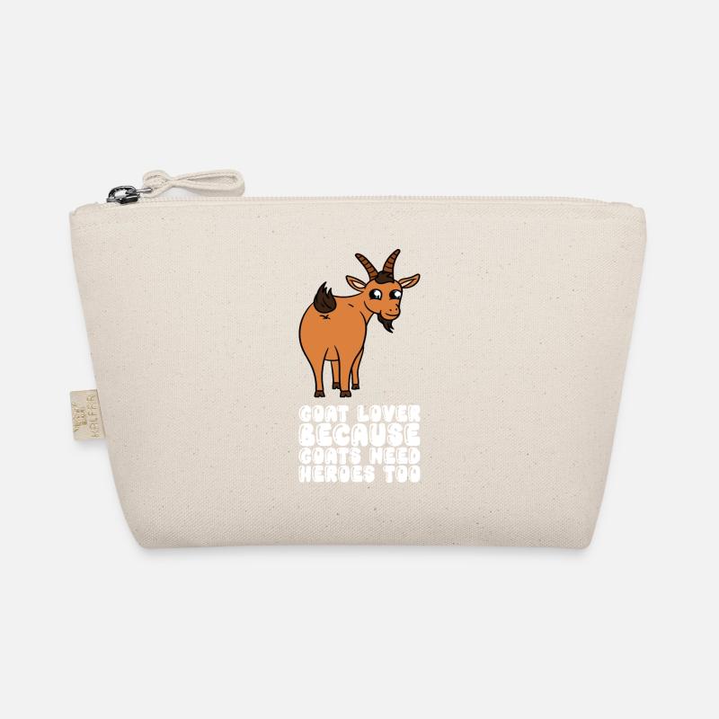 Goat lovers because goats also need heroes Organic Pouch