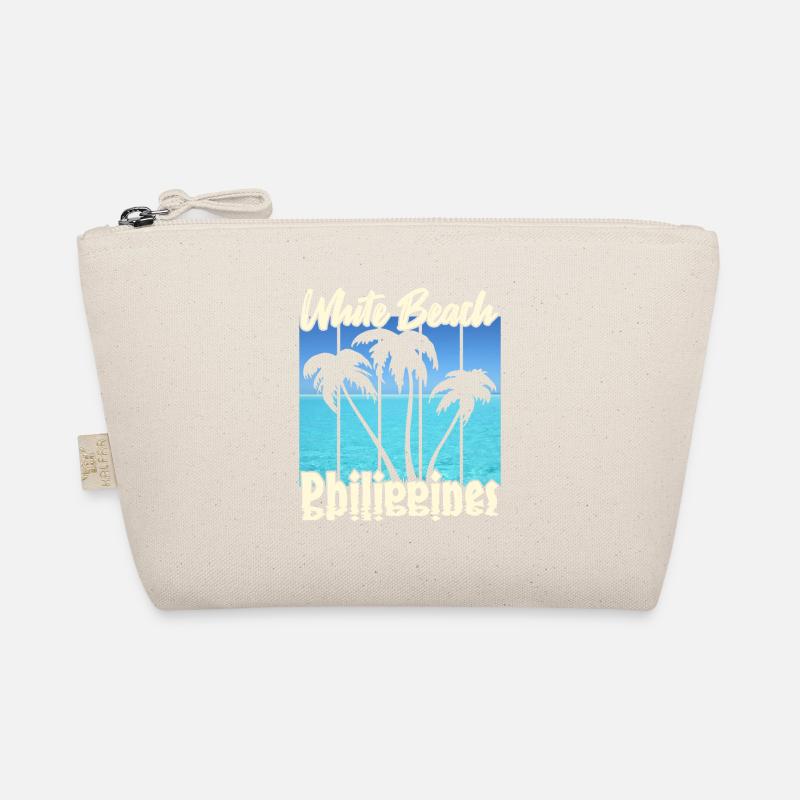 Vintage White Beach Philippines Trousse biologique
