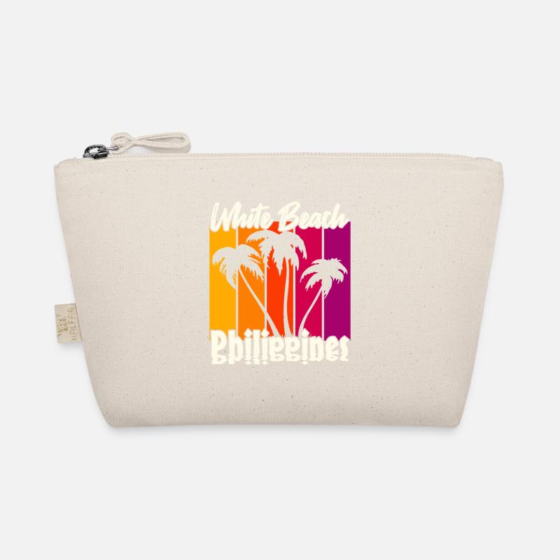 Vintage White Beach Philippines Trousse biologique