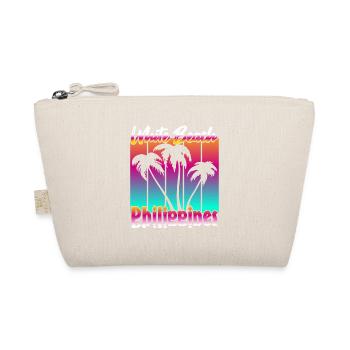 Vintage White Beach Philippines - Bio-Täschchen - Natur - Vorne